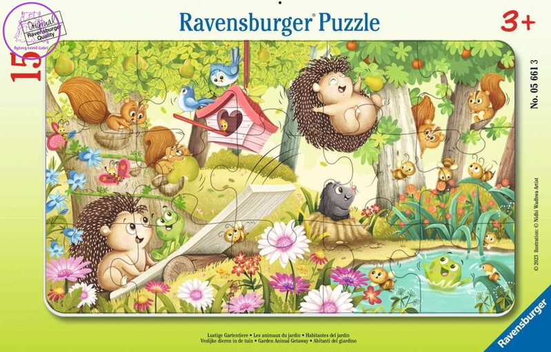 RAVENSBURGER Puzzle Zahrada 15 dílků RAVENSBURGER Puzzle Zahrada 15 dílků
