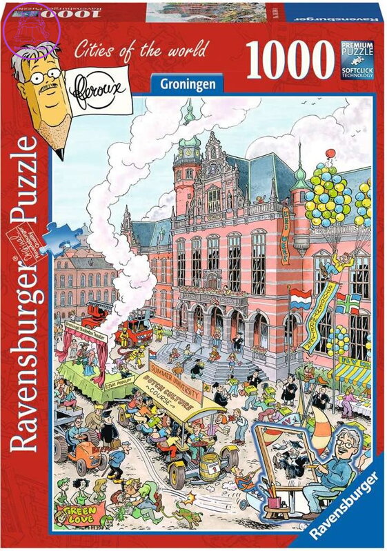 RAVENSBURGER Puzzle Města světa: Groningen 1000 dílků RAVENSBURGER Puzzle Města světa: Groningen 1000 dílků