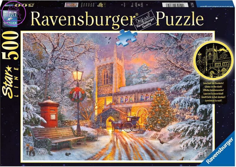 RAVENSBURGER Svítící puzzle Vánoční zátiší 500 dílků RAVENSBURGER Svítící puzzle Vánoční zátiší 500 dílků