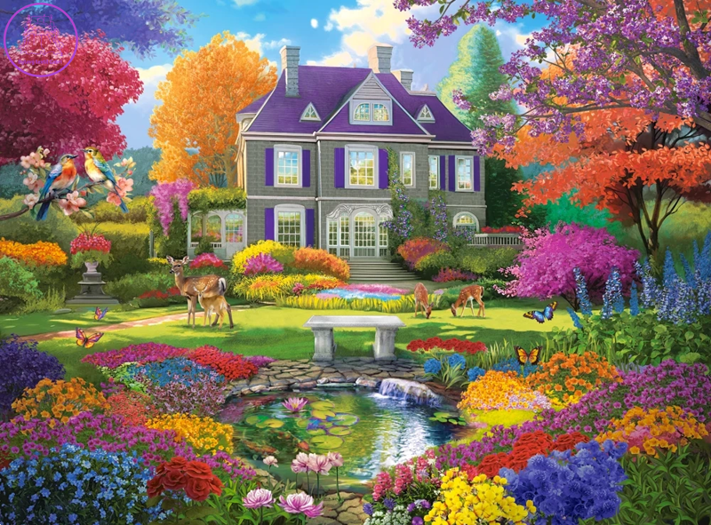 CASTORLAND Puzzle Zahrada snů 3000 dílků CASTORLAND Puzzle Zahrada snů 3000 dílků