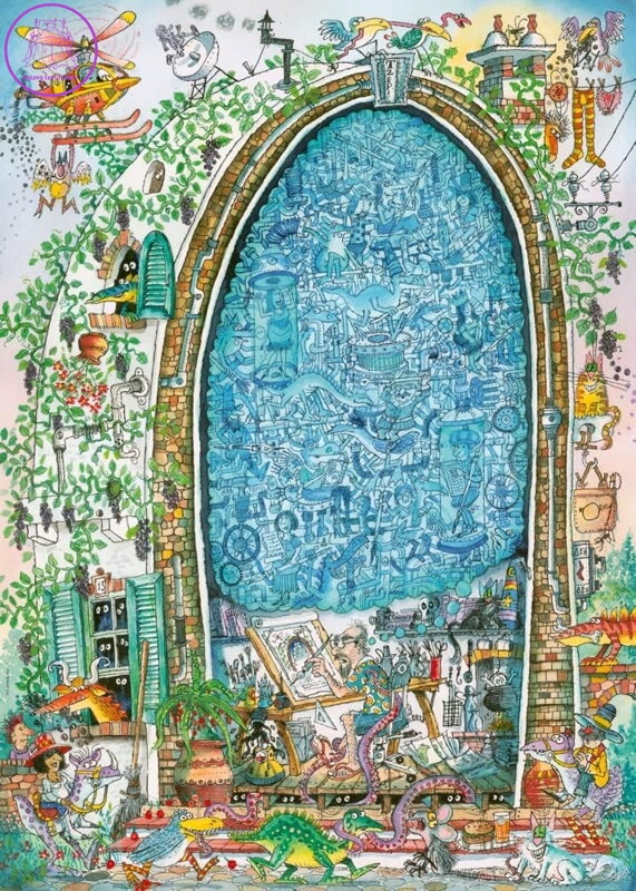 HEYE Puzzle Umělcova mysl 1000 dílků HEYE Puzzle Umělcova mysl 1000 dílků
