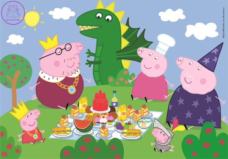 CLEMENTONI Puzzle Prasátko Pepina 60 dílků CLEMENTONI Puzzle Prasátko Pepina 60 dílků
