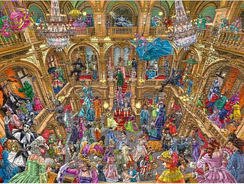 HEYE Puzzle Ples v maskách 1500 dílků HEYE Puzzle Ples v maskách 1500 dílků
