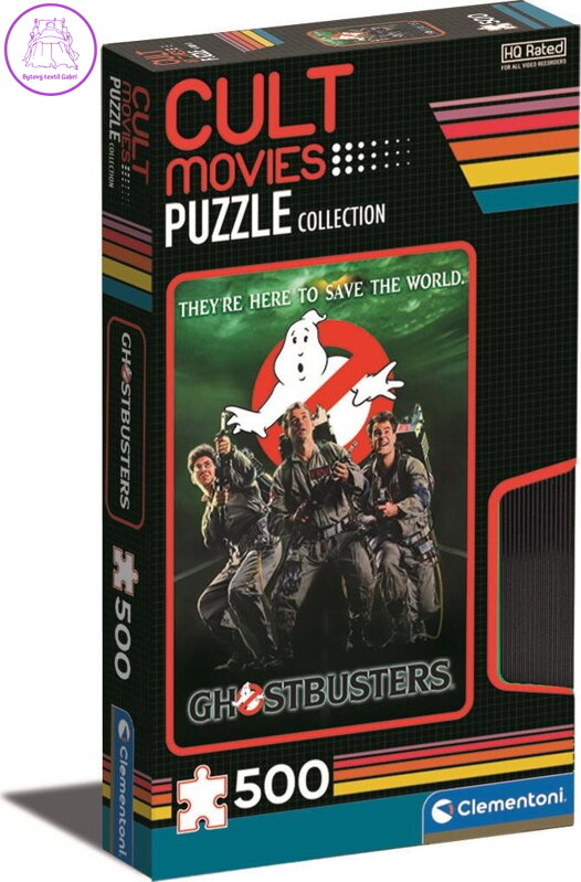 CLEMENTONI Puzzle Cult Movies: Krotitelé duchů 500 dílků CLEMENTONI Puzzle Cult Movies: Krotitelé duchů 500 dílků