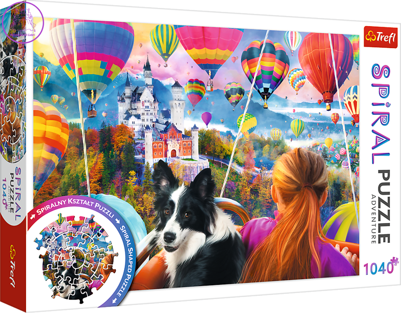 TREFL Spiral puzzle Festival horkovzdušných balonů 1040 dílků TREFL Spiral puzzle Festival horkovzdušných balonů 1040 dílků