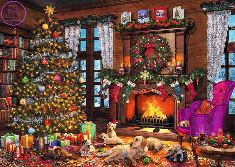 TREFL Puzzle Vánoce se blíží 1000 dílků TREFL Puzzle Vánoce se blíží 1000 dílků