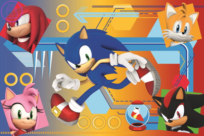 TREFL Puzzle Sonic v akci 60 dílků TREFL Puzzle Sonic v akci 60 dílků