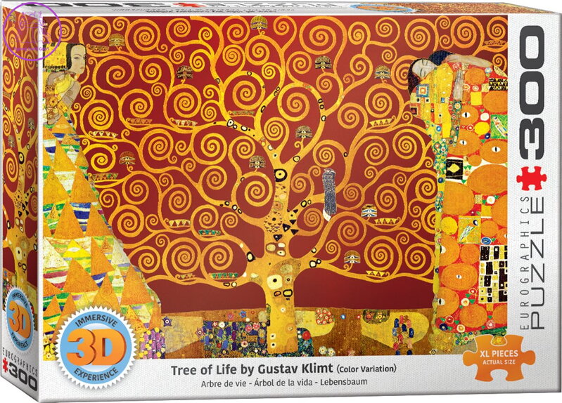 EUROGRAPHICS Puzzle Strom života 3D efekt XL 300 dílků EUROGRAPHICS Puzzle Strom života 3D efekt XL 300 dílků