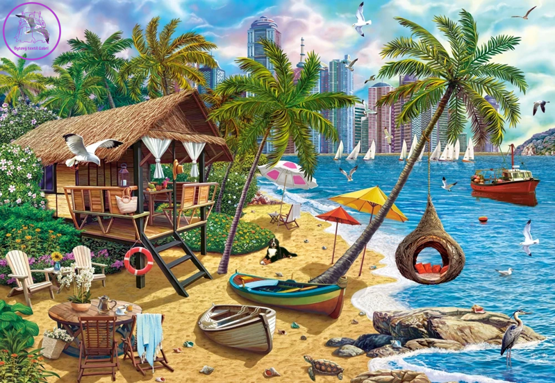 CASTORLAND Puzzle Léto ve městě 1000 dílků CASTORLAND Puzzle Léto ve městě 1000 dílků