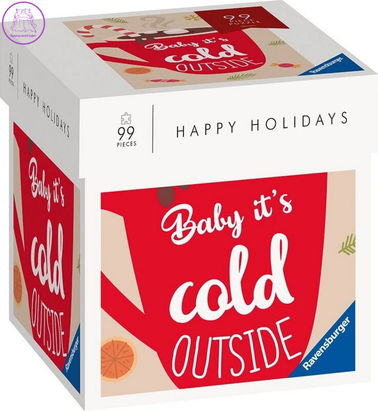 RAVENSBURGER Puzzle Happy Holidays: Baby it's cold outside 99 dílků RAVENSBURGER Puzzle Happy Holidays: Baby it's cold outside 99 dílků