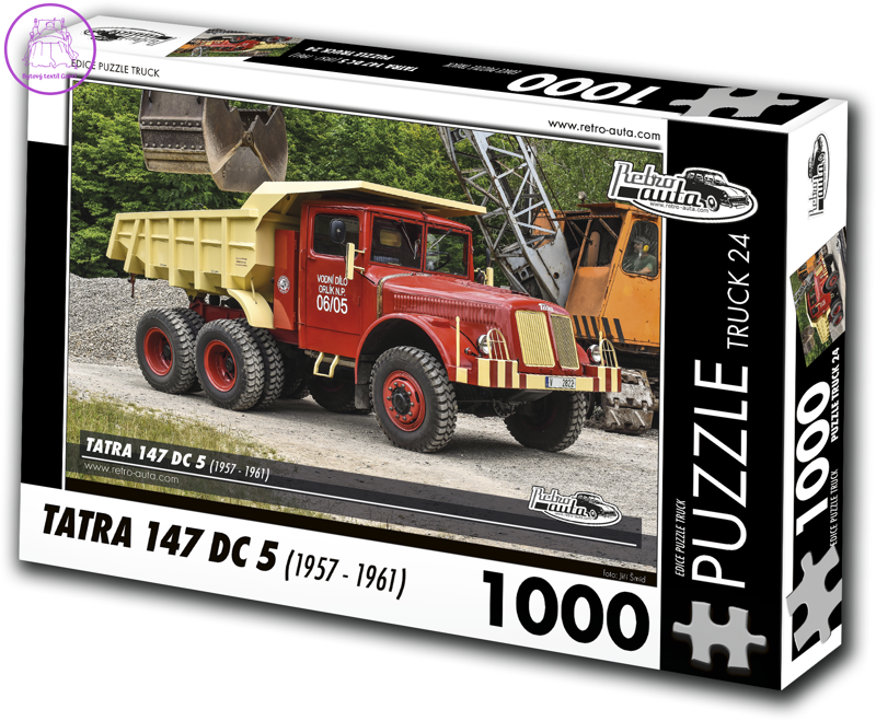 RETRO-AUTA Puzzle TRUCK č.24 Tatra 147 DC 5 (1957-1961) 1000 dílků RETRO-AUTA Puzzle TRUCK č.24 Tatra 147 DC 5 (1957-1961) 1000 dílků