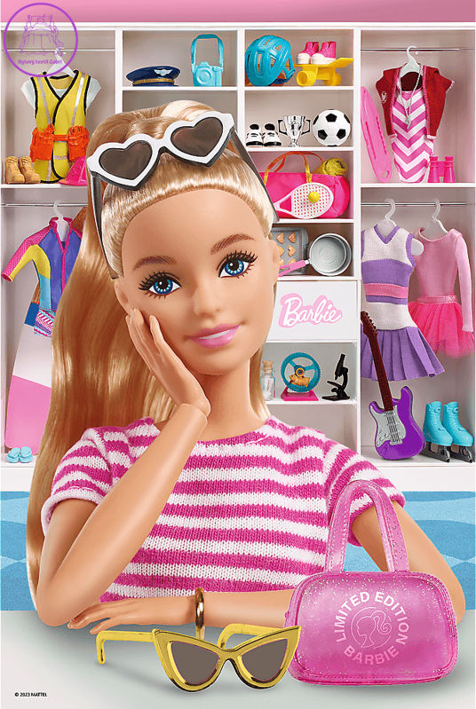 TREFL Puzzle Seznamte se s Barbie 100 dílků TREFL Puzzle Seznamte se s Barbie 100 dílků