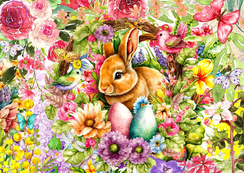 ENJOY Puzzle Sladké jaro 1000 dílků ENJOY Puzzle Sladké jaro 1000 dílků