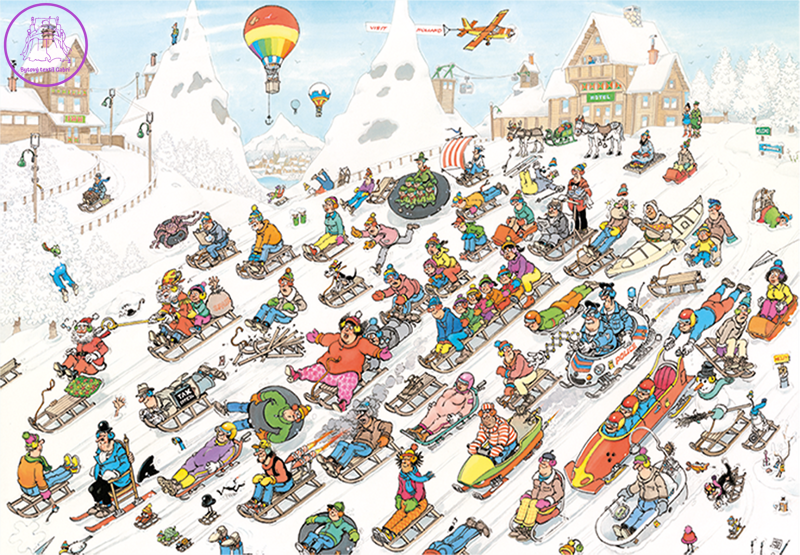 JUMBO Puzzle JvH Z kopce 2000 dílků JUMBO Puzzle JvH Z kopce 2000 dílků