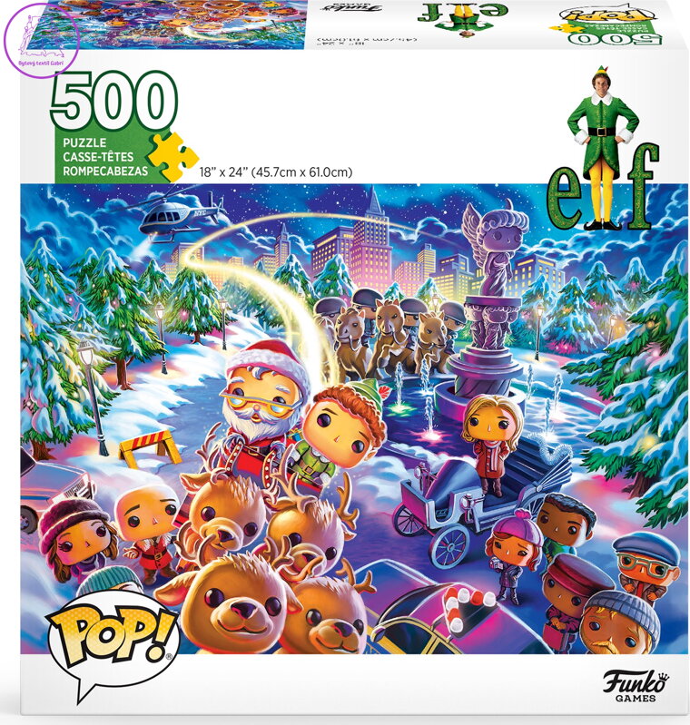 FUNKO GAMES Puzzle POP! Vánoční skřítek 500 dílků FUNKO GAMES Puzzle POP! Vánoční skřítek 500 dílků