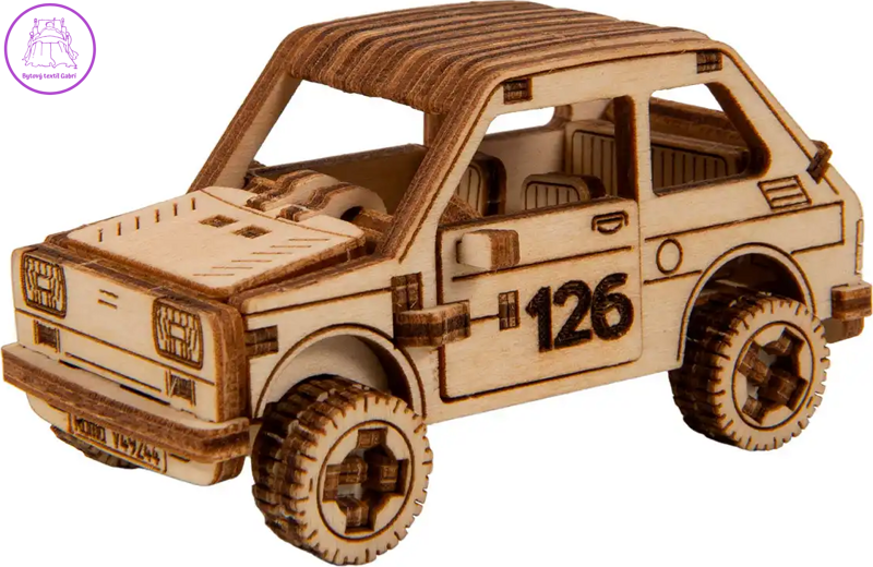WOODEN CITY 3D puzzle Superfast Rally Car 3
