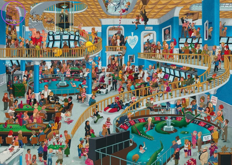 HEYE Puzzle Chaotické kasino 1000 dílků HEYE Puzzle Chaotické kasino 1000 dílků
