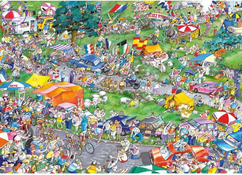 HEYE Puzzle Cyklistický závod 1000 dílků HEYE Puzzle Cyklistický závod 1000 dílků