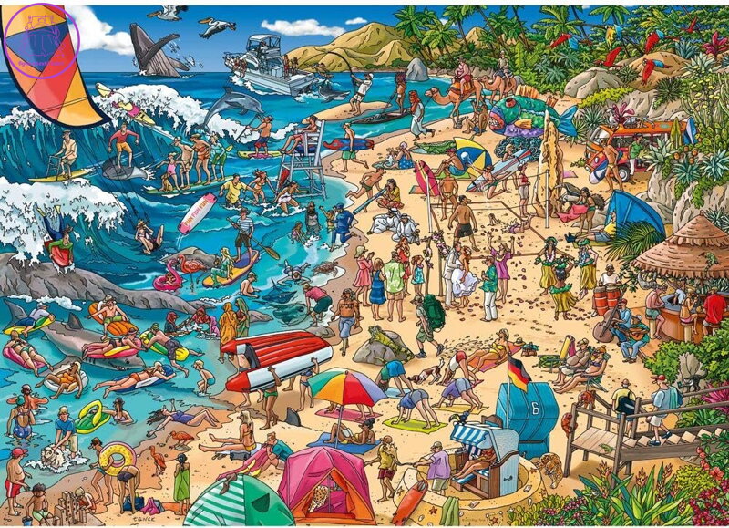 HEYE Puzzle Mořské pobřeží 1000 dílků