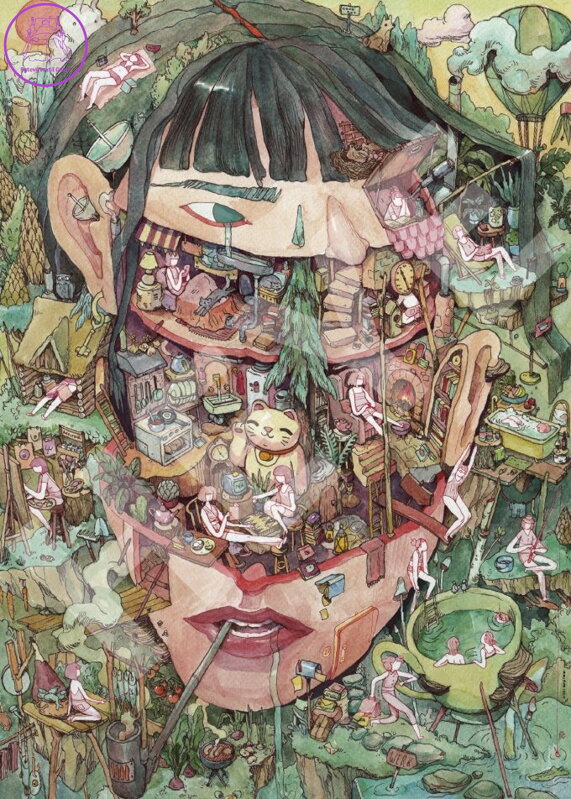 HEYE Puzzle Domov myšlenek 1000 dílků HEYE Puzzle Domov myšlenek 1000 dílků