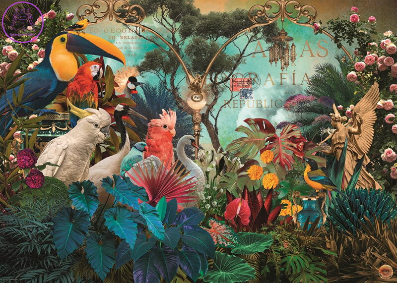 HEYE Puzzle Fauna Fantasies: Ptačí rozmanitost 1000 dílků HEYE Puzzle Fauna Fantasies: Ptačí rozmanitost 1000 dílků