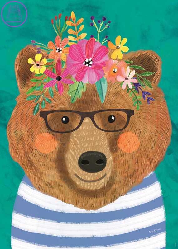 HEYE Puzzle Floral Friends: Něžný Brumla 1000 dílků HEYE Puzzle Floral Friends: Něžný Brumla 1000 dílků