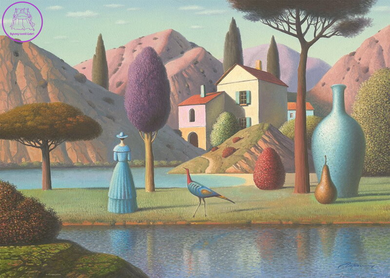 HEYE Puzzle Timeless: Dáma v modrém 1000 dílků HEYE Puzzle Timeless: Dáma v modrém 1000 dílků
