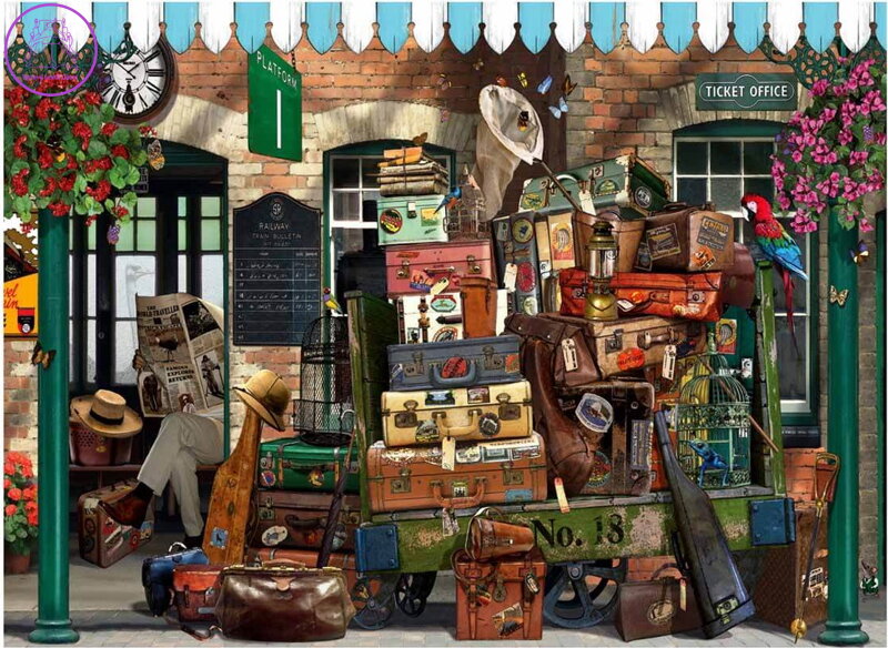 ANATOLIAN Puzzle Na nádraží 1000 dílků ANATOLIAN Puzzle Na nádraží 1000 dílků