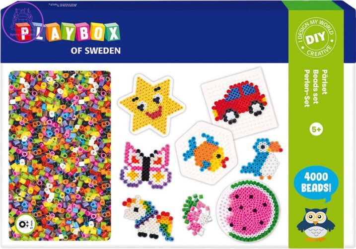 PLAYBOX Zažehlovací korálky Sada Léto 4000ks