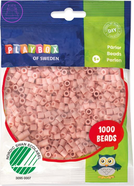 PLAYBOX Zažehlovací korálky - broskvové,tělové 1000ks PLAYBOX Zažehlovací korálky - broskvové,tělové 1000ks