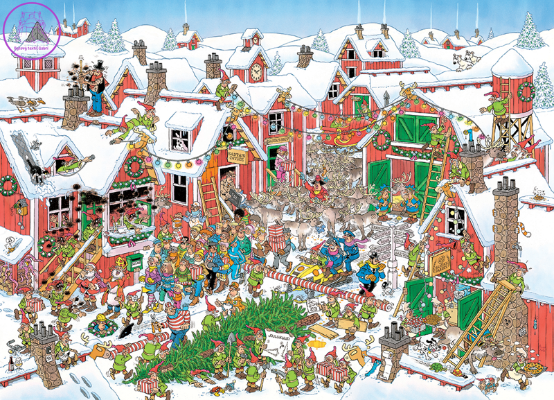 JUMBO Puzzle JvH Santova vesnička 1000 dílků