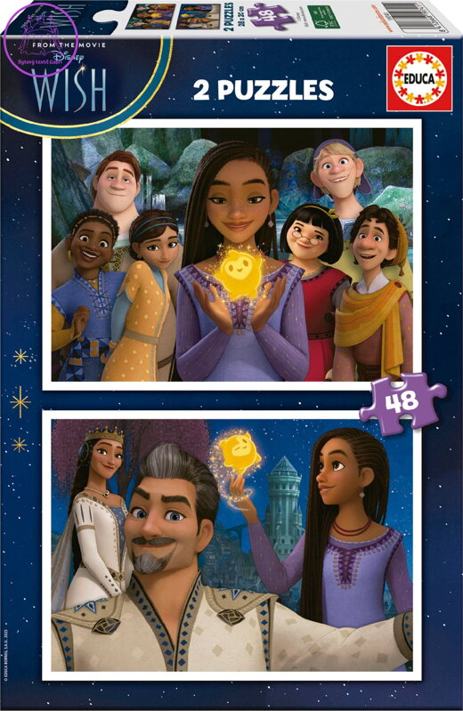 EDUCA Puzzle Přání 2x48 dílků EDUCA Puzzle Přání 2x48 dílků