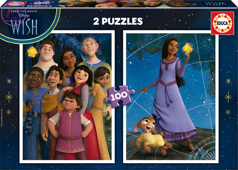 EDUCA Puzzle Přání 2x100 dílků EDUCA Puzzle Přání 2x100 dílků