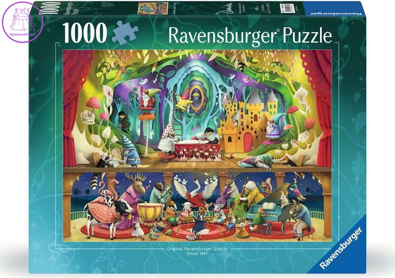 RAVENSBURGER Puzzle Sněhurka a sedm trpaslíků 1000 dílků