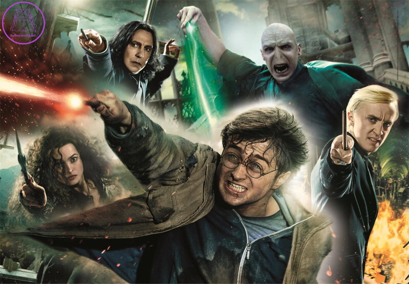 CLEMENTONI Puzzle Harry Potter: Kouzla 1000 dílků CLEMENTONI Puzzle Harry Potter: Kouzla 1000 dílků