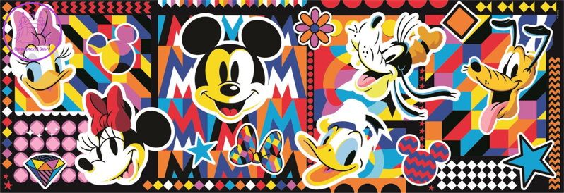 CLEMENTONI Panoramatické puzzle Disney klasika 1000 dílků CLEMENTONI Panoramatické puzzle Disney klasika 1000 dílků