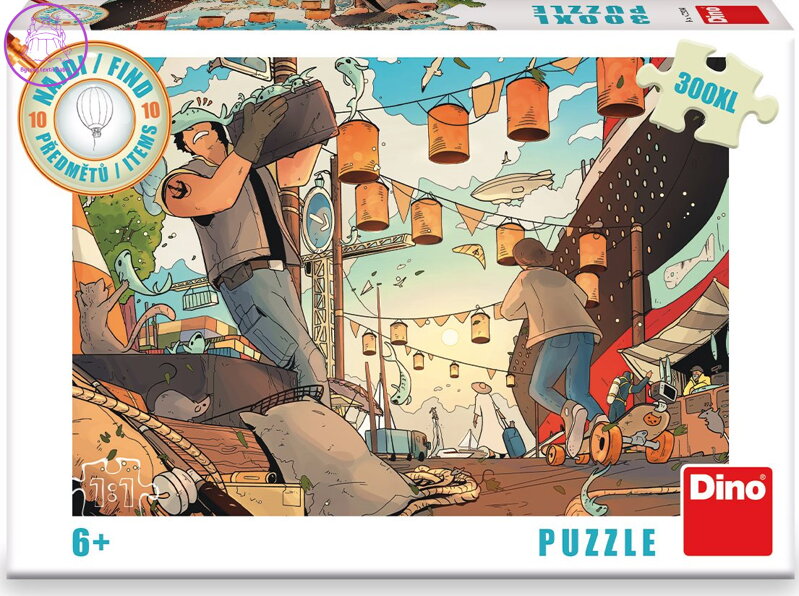 DINO Puzzle Najdi 10 předmětů: Přístav XL 300 dílků DINO Puzzle Najdi 10 předmětů: Přístav XL 300 dílků