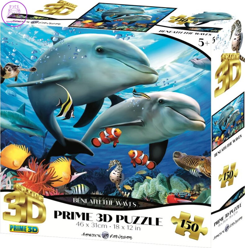 PRIME 3D Puzzle Pod vlnou 3D 150 dílků