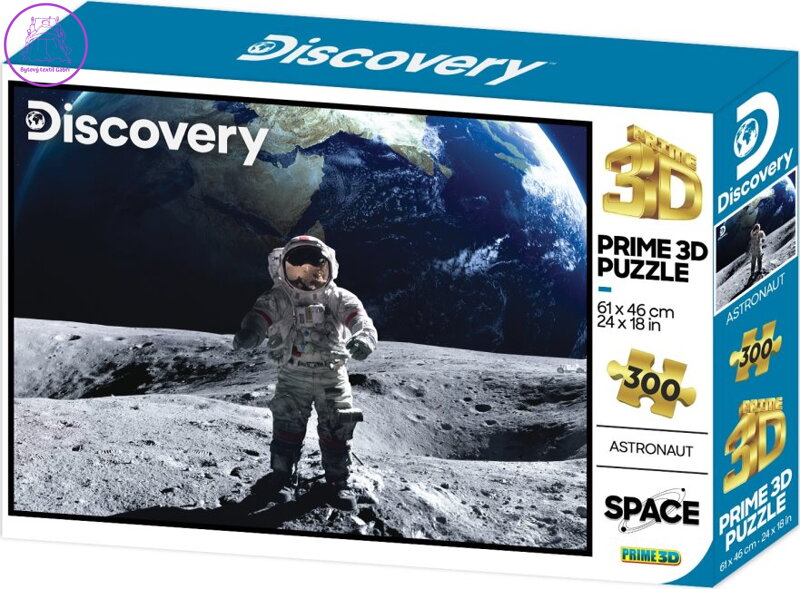 PRIME 3D Puzzle Discovery: Astronaut 3D 300 dílků PRIME 3D Puzzle Discovery: Astronaut 3D 300 dílků