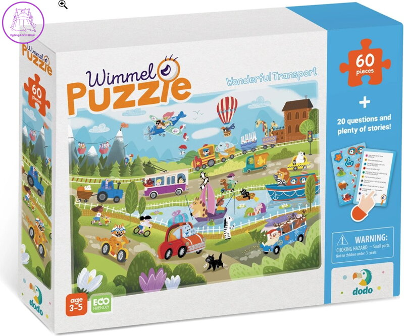 DODO Puzzle Doprava na venkově 60 dílků DODO Puzzle Doprava na venkově 60 dílků