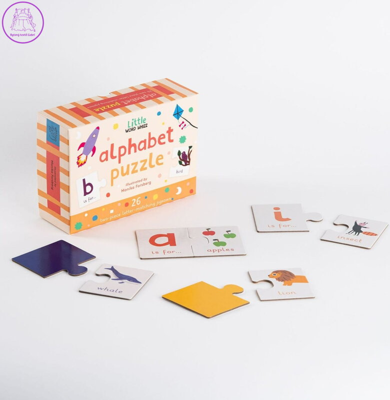 MAGIC CAT Puzzle Little Word Whizz: Abeceda 26x2 dílky (v angličtině)