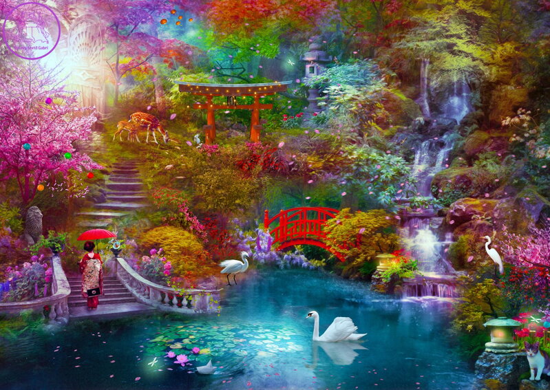 ENJOY Puzzle Japonská zahrada 1000 dílků ENJOY Puzzle Japonská zahrada 1000 dílků