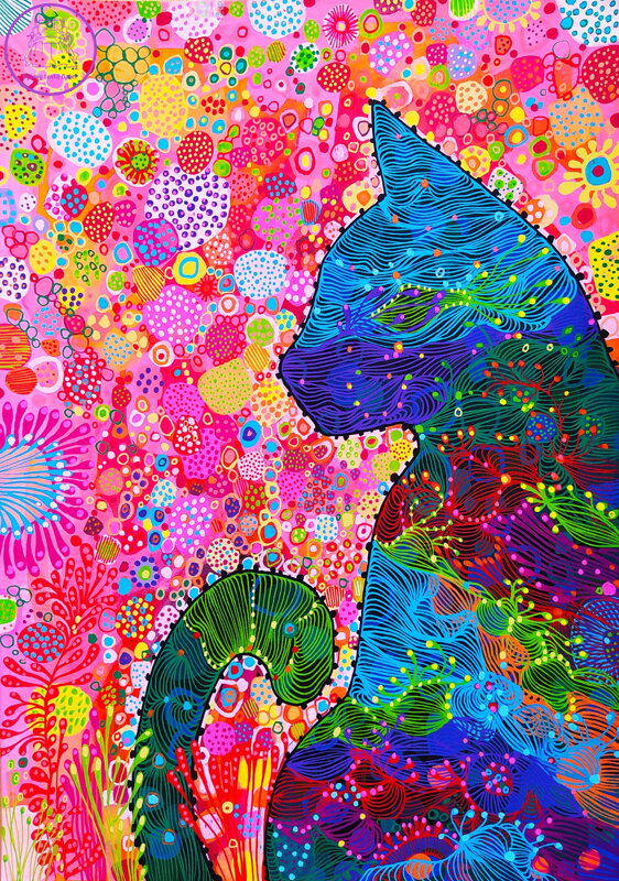 ENJOY Puzzle Toulavá kočka 3000 dílků ENJOY Puzzle Toulavá kočka 3000 dílků