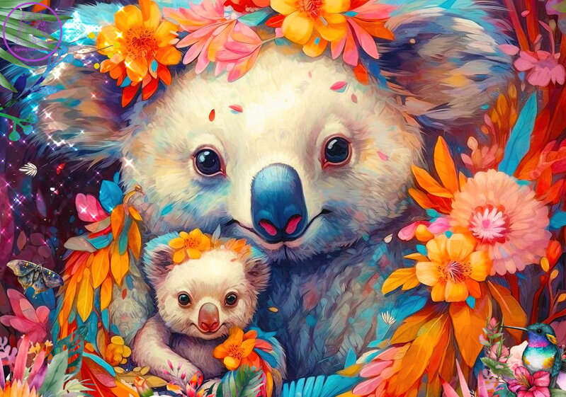 ENJOY Puzzle Mazlení s koalou 3000 dílků ENJOY Puzzle Mazlení s koalou 3000 dílků