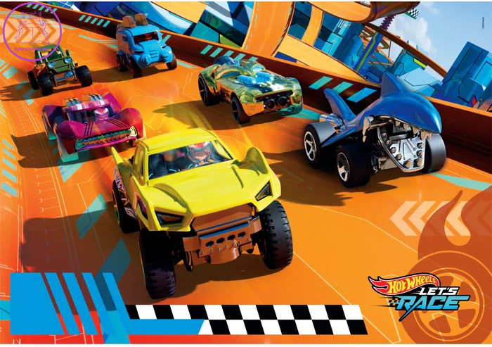 CLEMENTONI Puzzle Hot Wheels MAXI 104 dílků CLEMENTONI Puzzle Hot Wheels MAXI 104 dílků