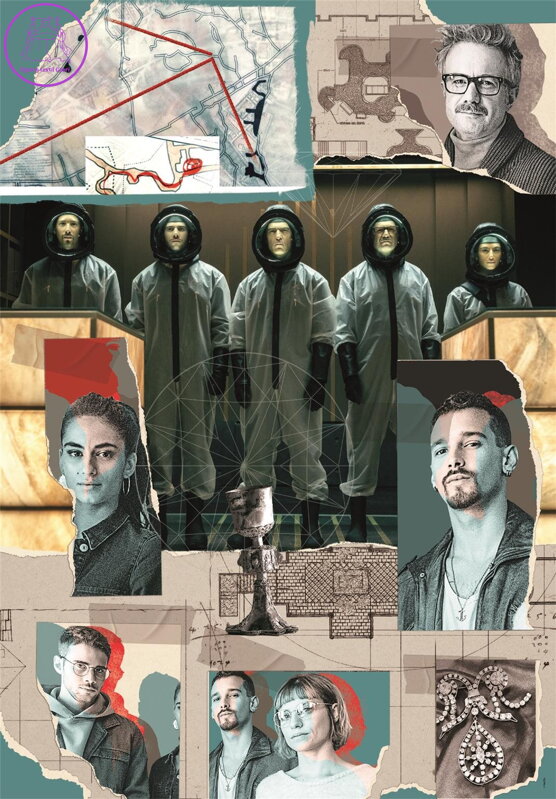 CLEMENTONI Puzzle La Casa de Papel Berlín: Jdeme do akce 1000 dílků CLEMENTONI Puzzle La Casa de Papel Berlín: Jdeme do akce 1000 dílků