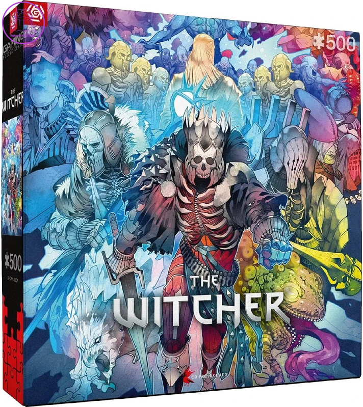 GOOD LOOT Puzzle The Witcher: Frakce monster 500 dílků GOOD LOOT Puzzle The Witcher: Frakce monster 500 dílků