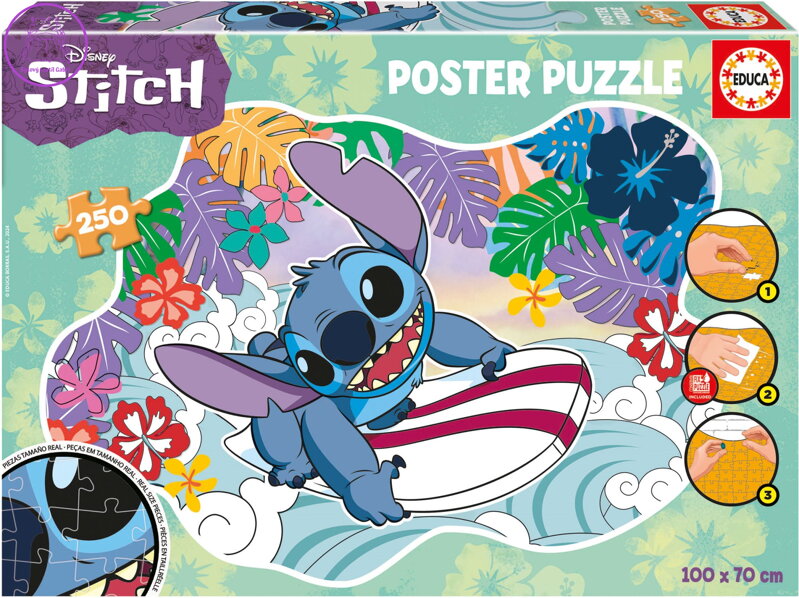 EDUCA Poster puzzle Stitch 250 dílků EDUCA Poster puzzle Stitch 250 dílků