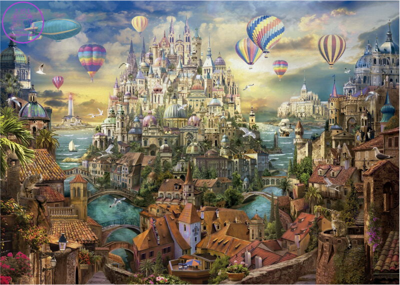 EDUCA Puzzle Město snů 2000 dílků EDUCA Puzzle Město snů 2000 dílků