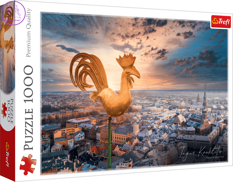 TREFL Puzzle Riga, Lotyšsko 1000 dílků TREFL Puzzle Riga, Lotyšsko 1000 dílků